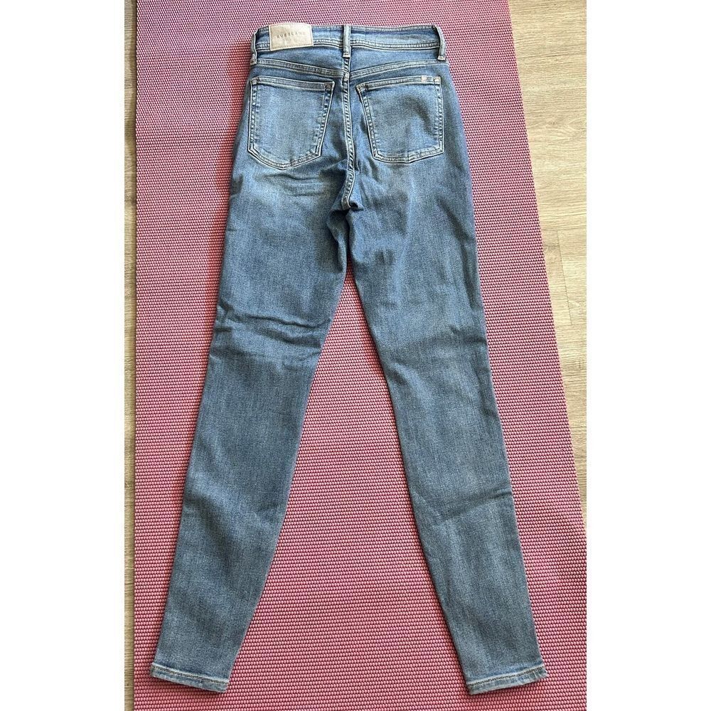 Everlane Way High Skinny Jeans 25R Light Wash Denim - Picture 3 of 5